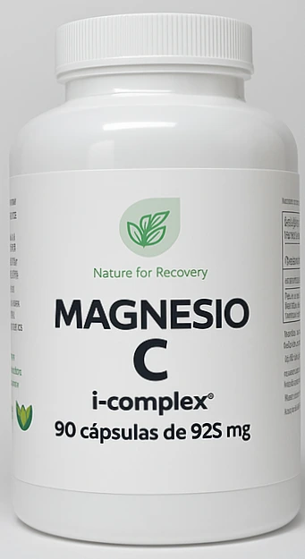 Bote blanco Magnesio C i-complex: ejemplo de suplemento mineral