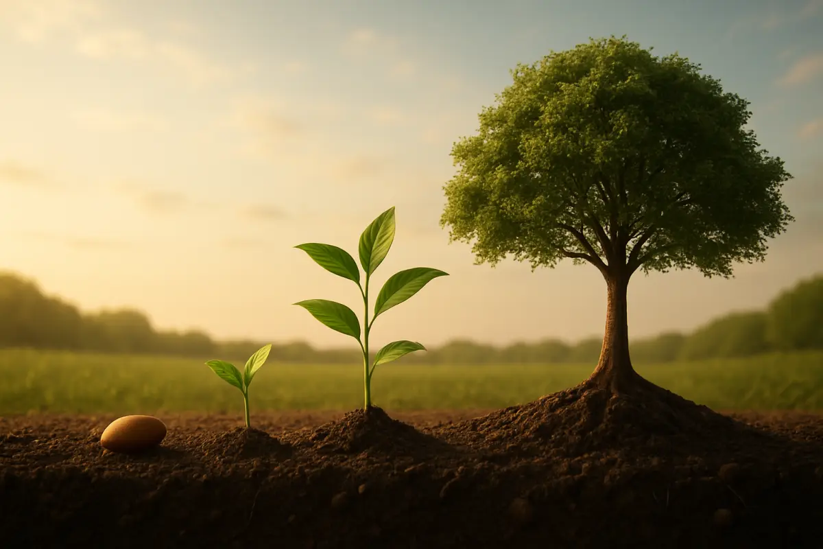 Semilla, brote y árbol: crecimiento a largo plazo de tu marca propia de productos naturales